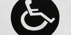 symbol - wózek inwalidzki